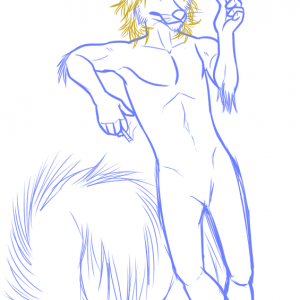 WIP ref of Gabriel! So far he's coming out different than I expected. Like that hair! Can't wait to design his clothes~
