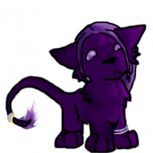 Lil feral chibi Fey. Done by Dizzy if I remember rightly.
